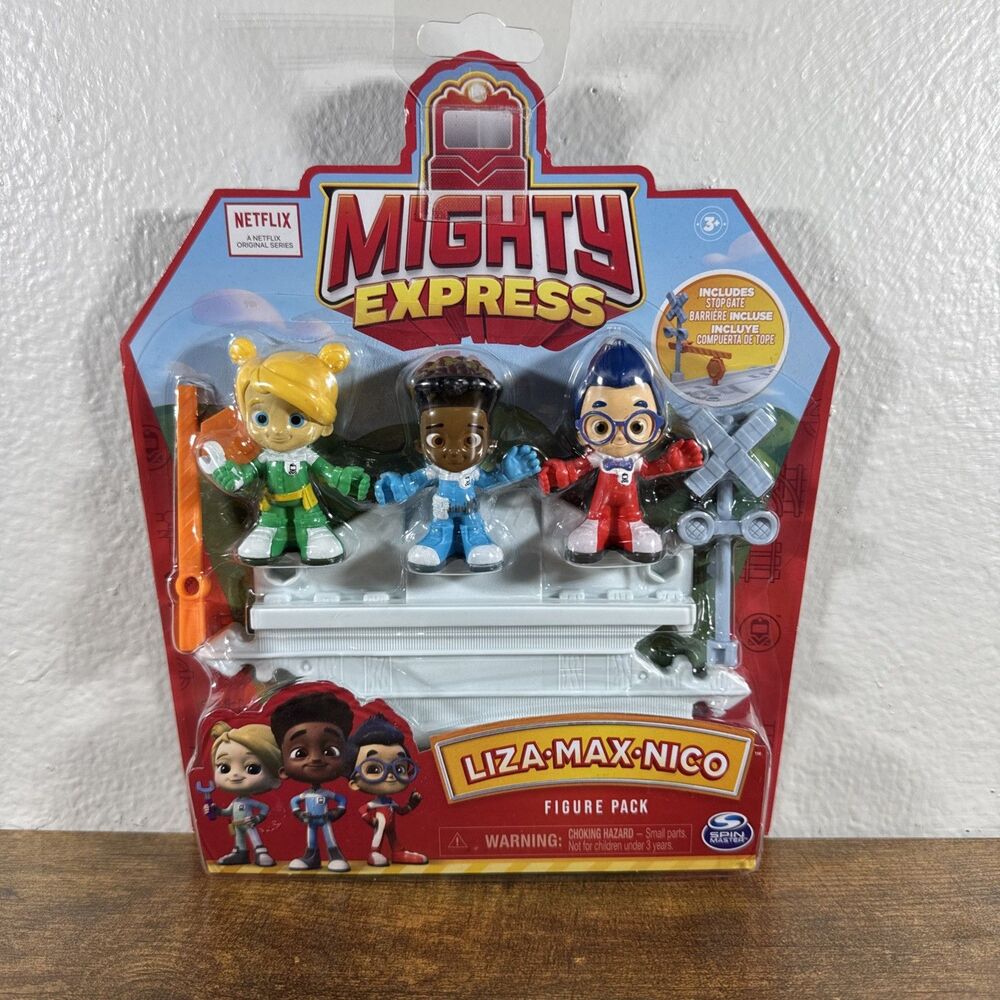 MIGHTY EXPRESS Figures LIZA MAX NICO Netflix 3 FIGURE PACK New Release 2022